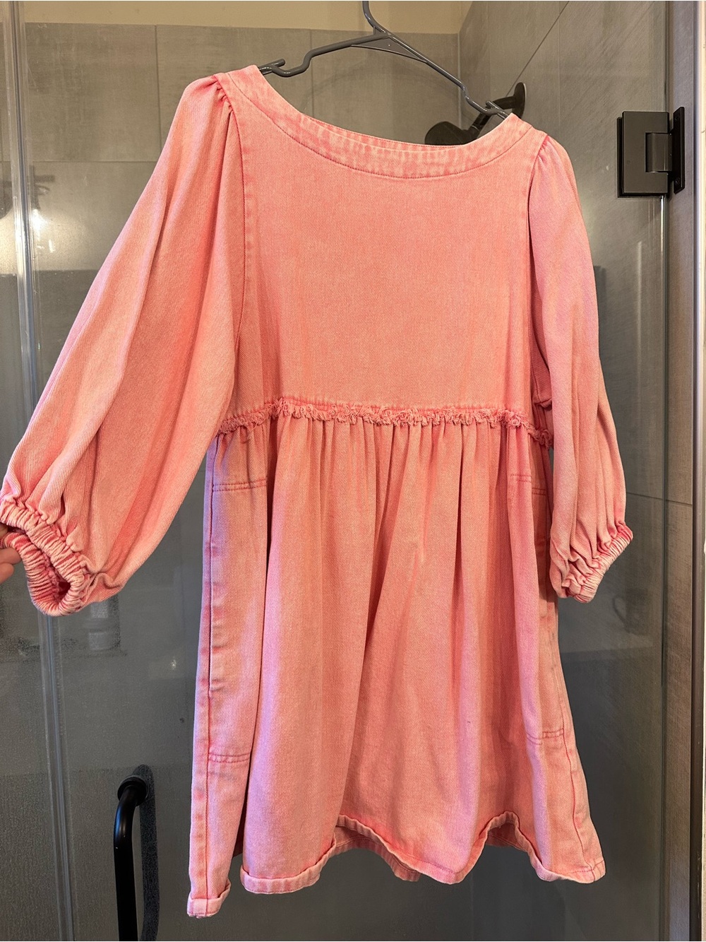 Blue B Pink Denim Dress